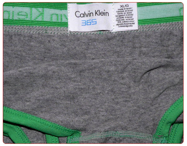 Slips Calvin Klein Hombre 365 Verde Gris